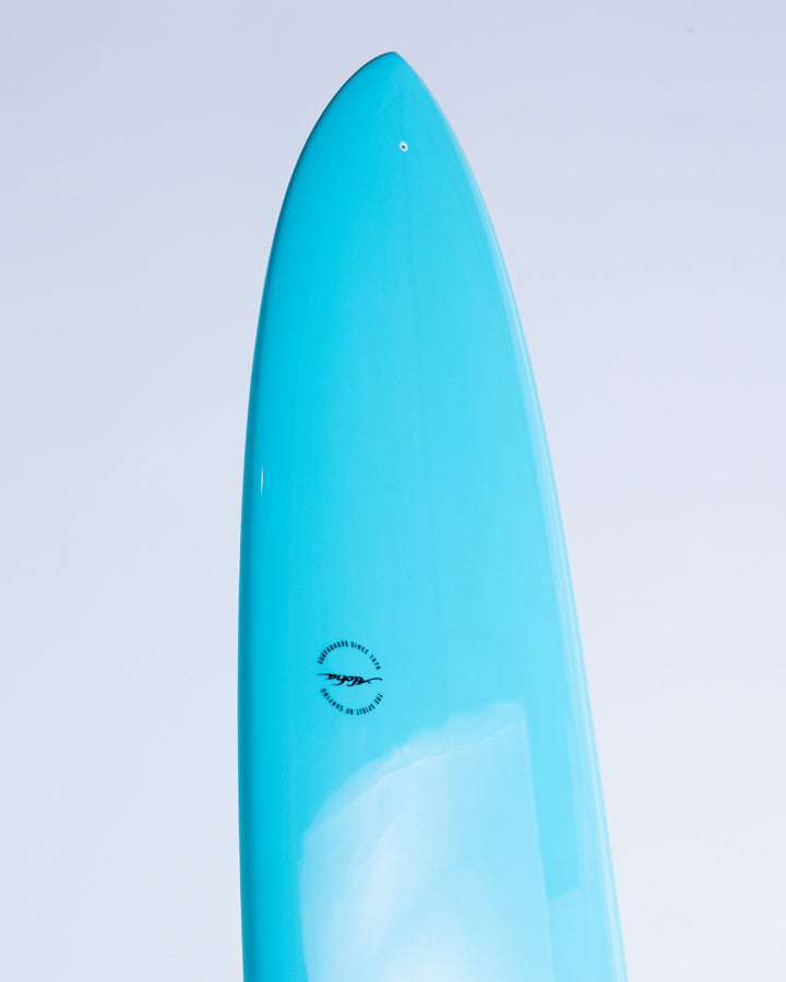 ALOHA Surfboards - Pintail Noserider  9'1 - PU - Aqua Resin Tint