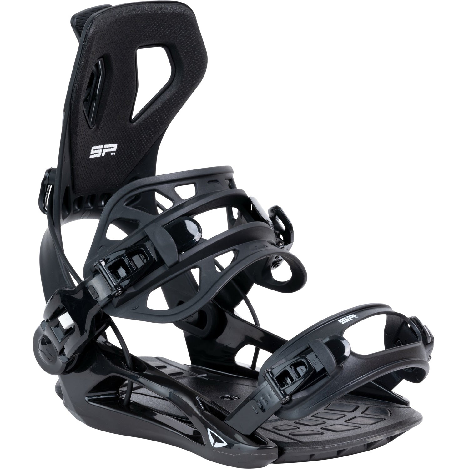 SP BINDINGS - Fixations Snowboard FT360+ 2025 (Entrée arrière) - Black