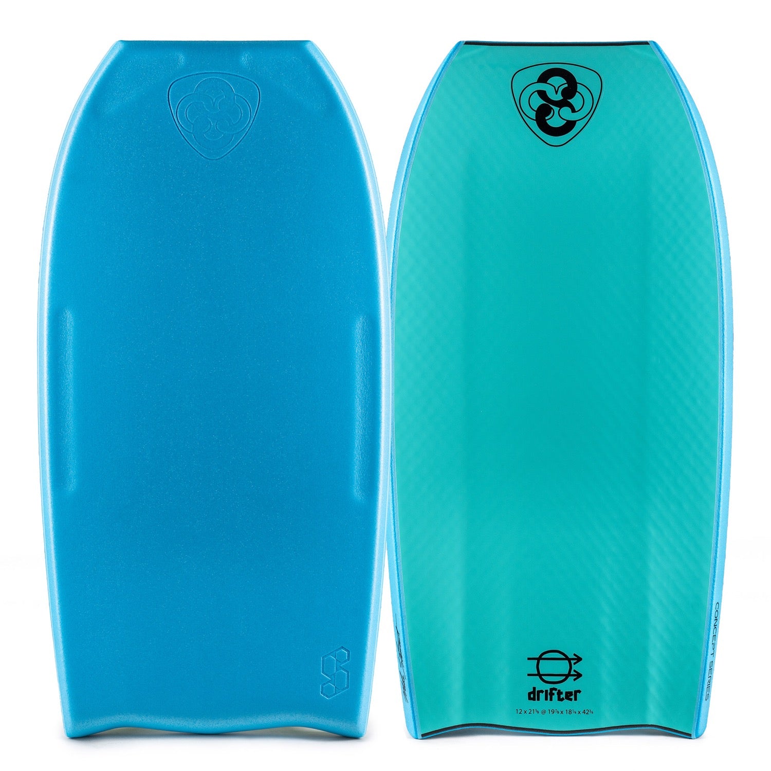 Science Bodyboard - MSCX Drifter PP 1.9 - Aqua / Turquoise