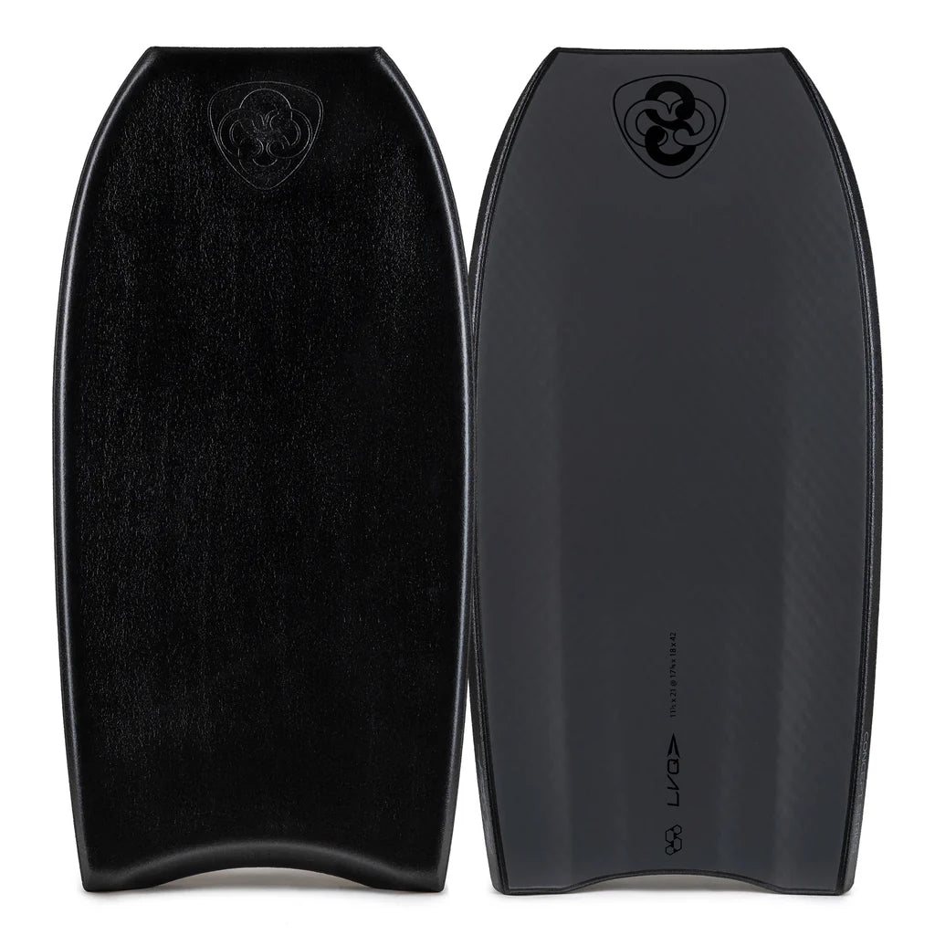 Science Bodyboard - Launch Velocity Quad Vent CT PP 1.9 - Black / Dark Grey