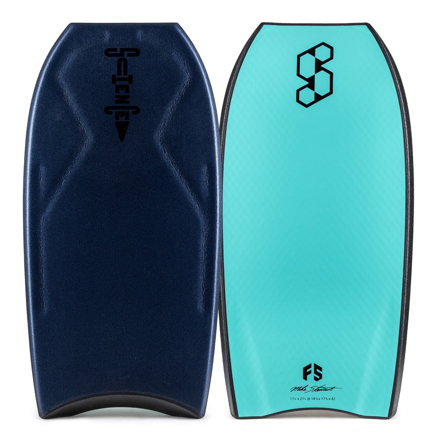 Science Bodyboard - PRO V-Flex PP 1.5 F5 - Midnight Blue / Turquoise