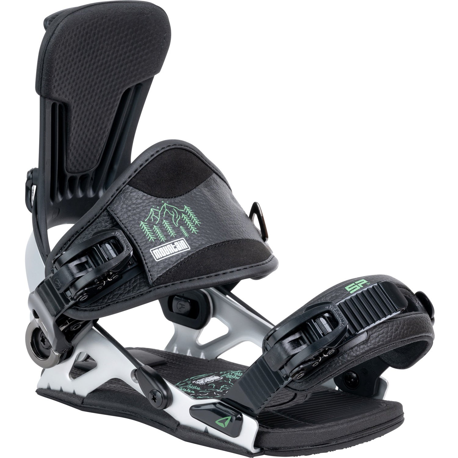 SP BINDINGS - Fijaciones Snowboard Mountain 2025 (Multi Entry) - Plata