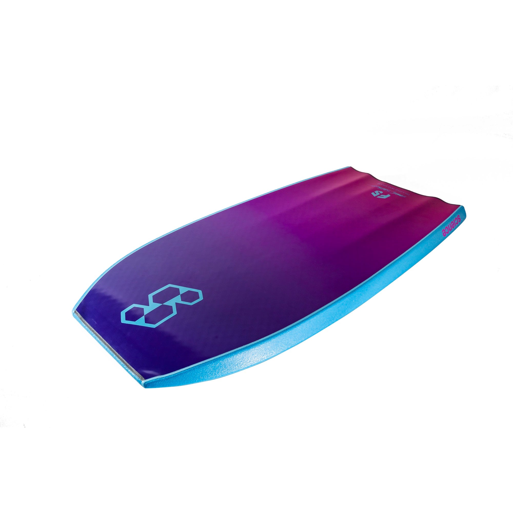 Science Bodyboard - Pro Flare Serie F5 (PP) - Tri Quad Vent - Aqua / Pink