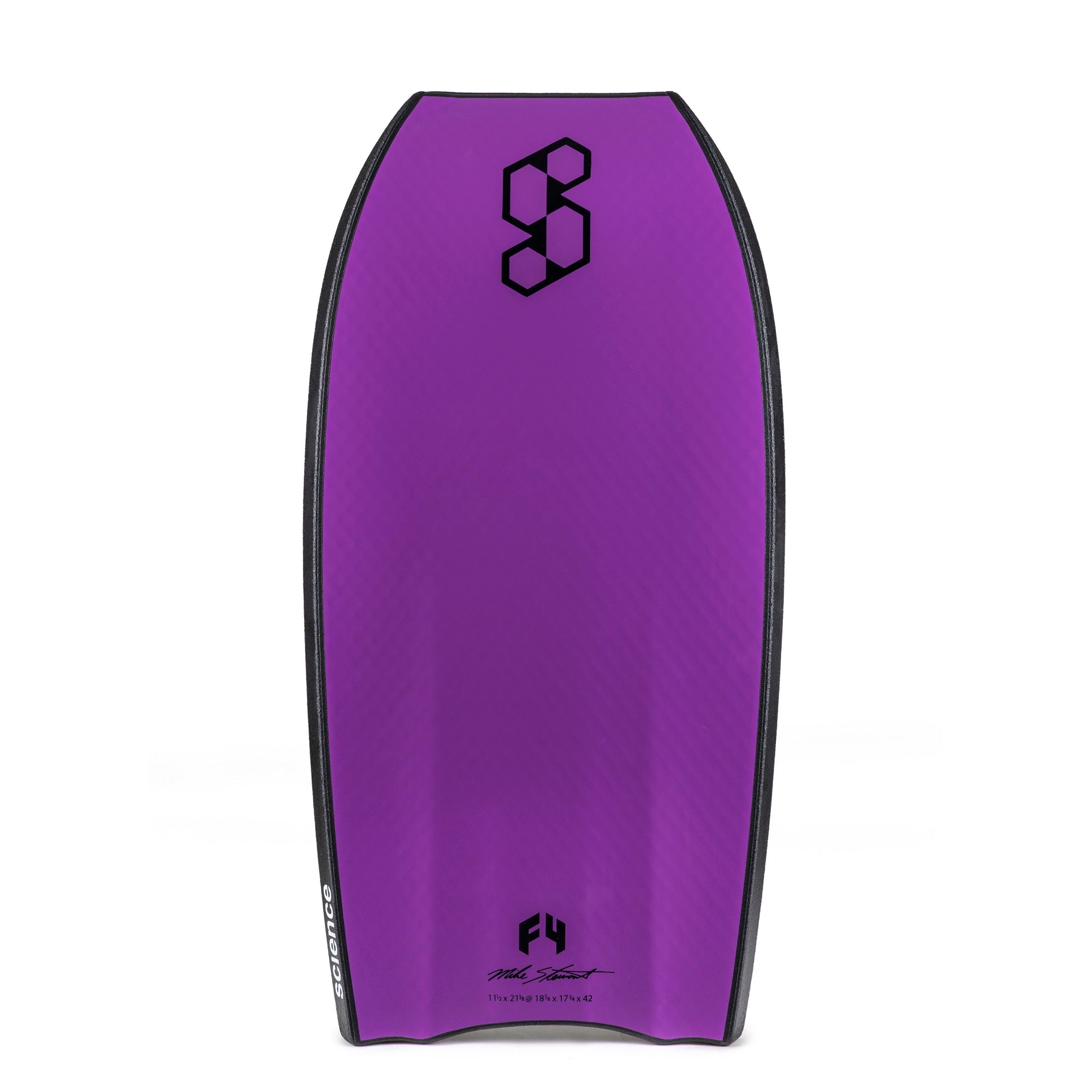 Science Bodyboard - Pro LTD F4 (PP) - Tri Quad - Black / Purple
