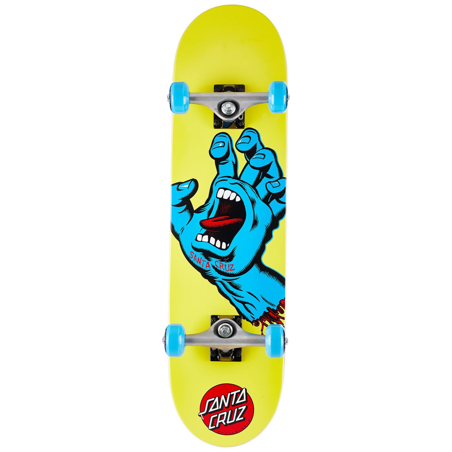 Santa Cruz - Skateboard Complete 7.75 x 30 - Screaming Hand - Yellow