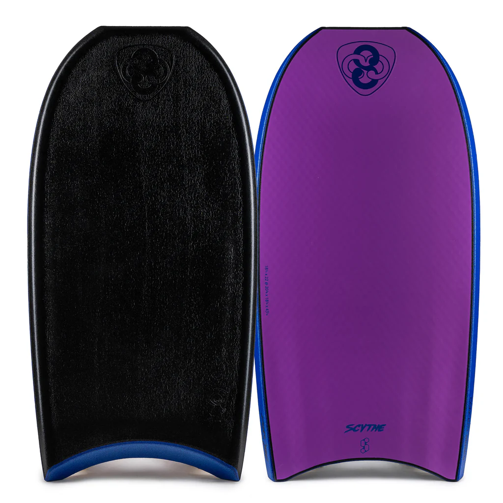 Science Bodyboard - MSCX Scythe Dropknee PP 1.9 - Black / Violet Jade