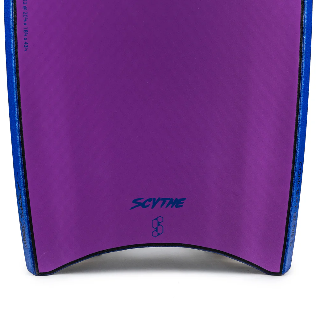 Science Bodyboard - MSCX Scythe Dropknee PP 1.9 - Black / Violet Jade