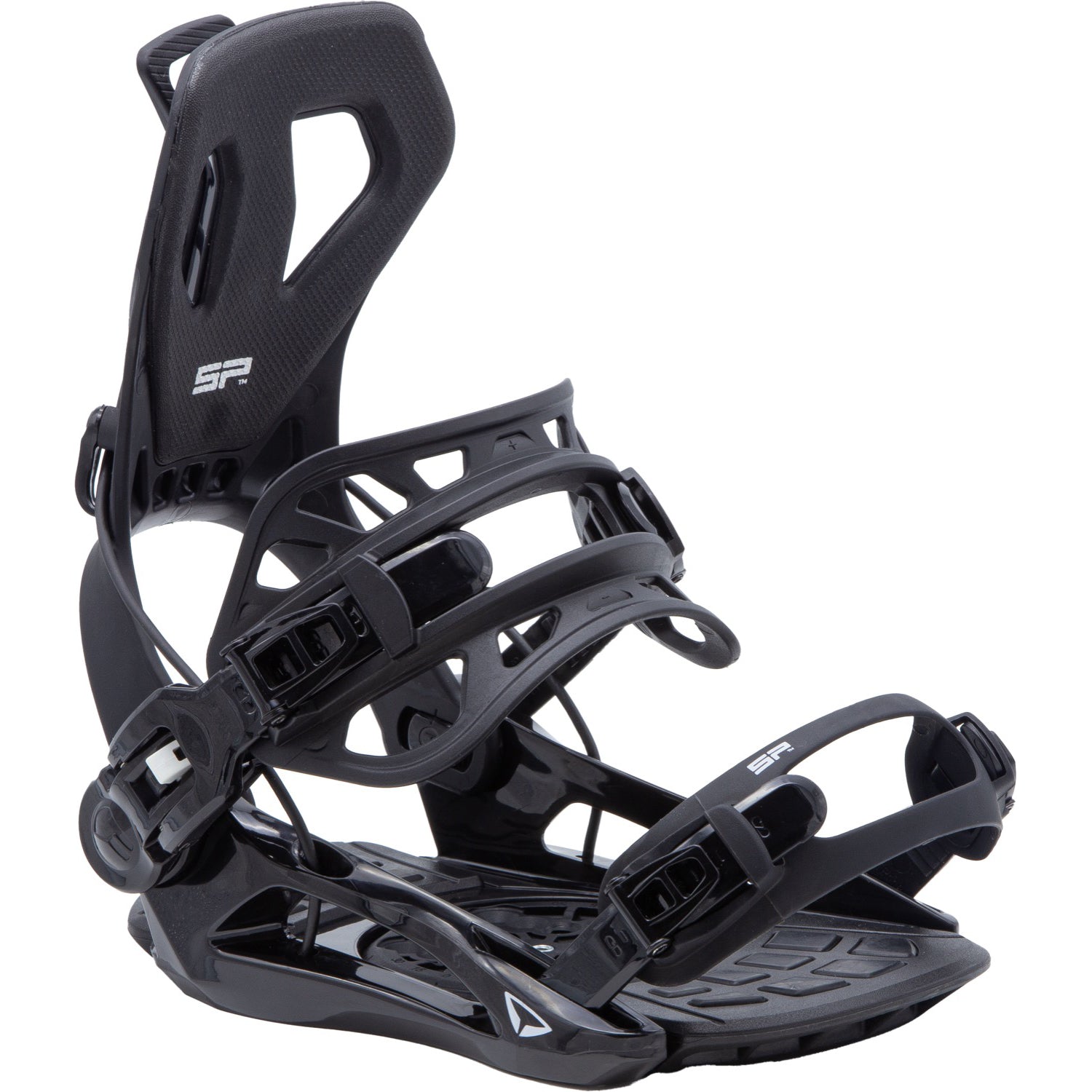 SP BINDINGS - Fixations Snowboard FT360 2025 (Entrée arrière) - Black