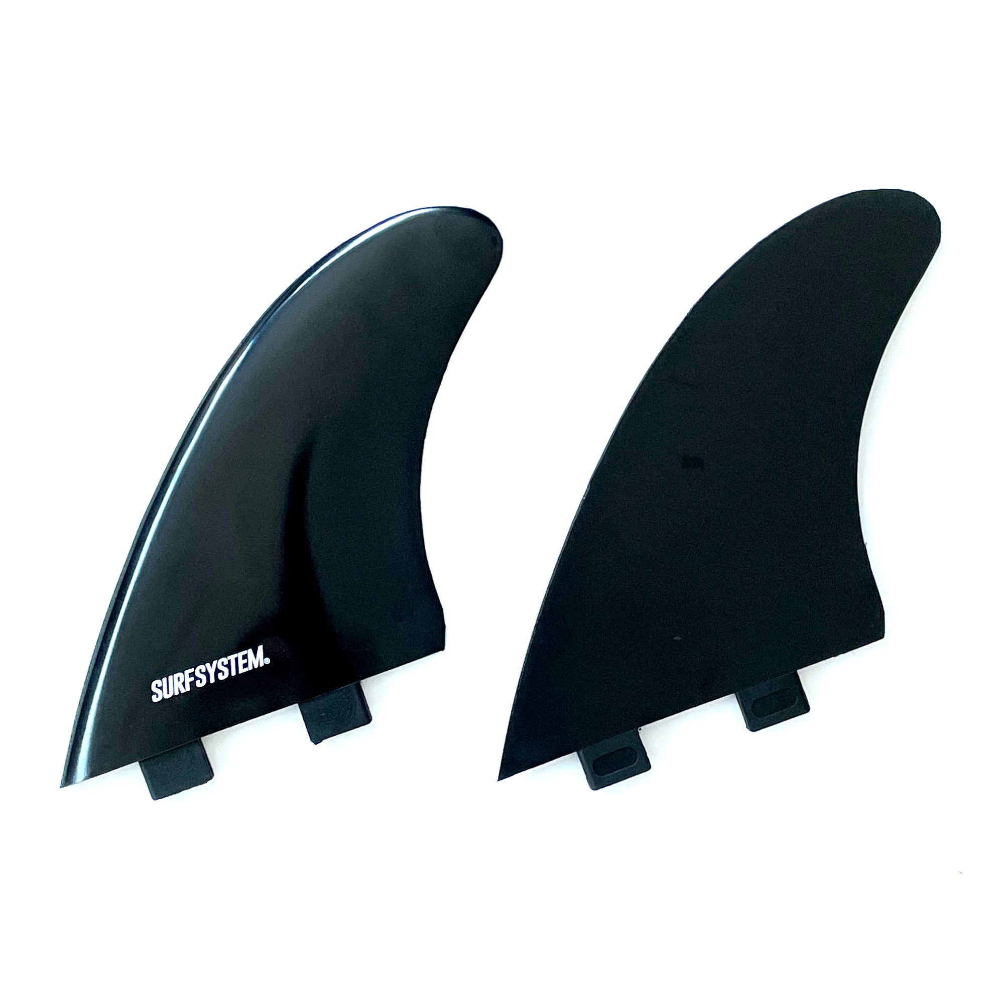 SURF SYSTEM - Juego de aletas Twin Composite FCS compatible - Negro