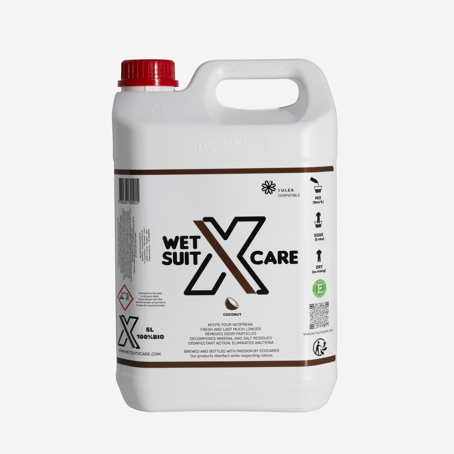 X-Care - Shampoing Neoprene - Bidon 5 Litres - Parfum Coco