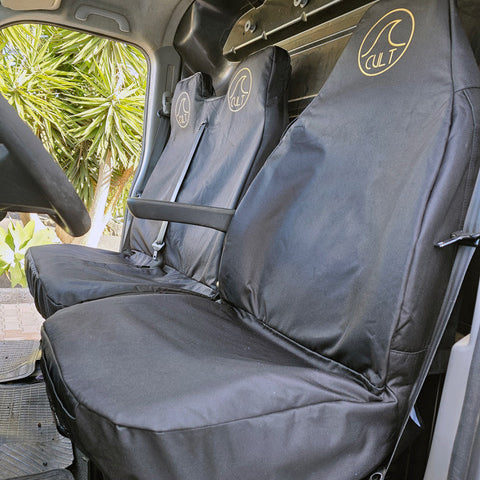 CULT - Funda protectora para asiento de coche/furgoneta - Simple - Negro
