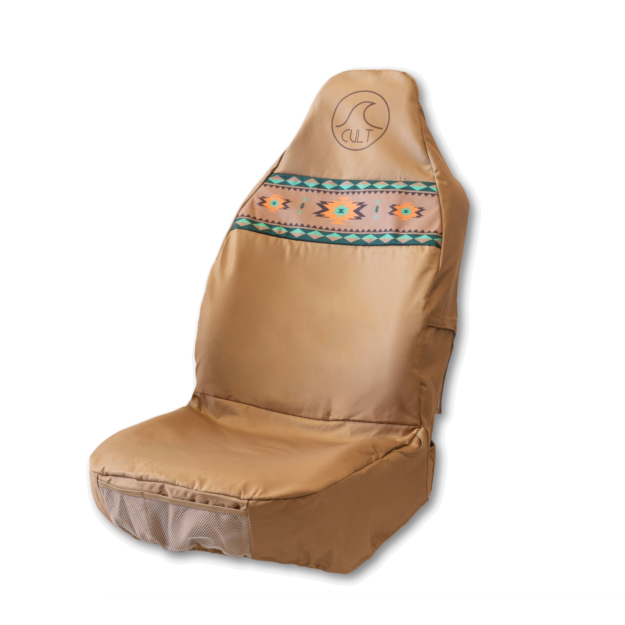 CULT - Funda protectora para asiento de coche / furgoneta - Simple - Aztec Marron