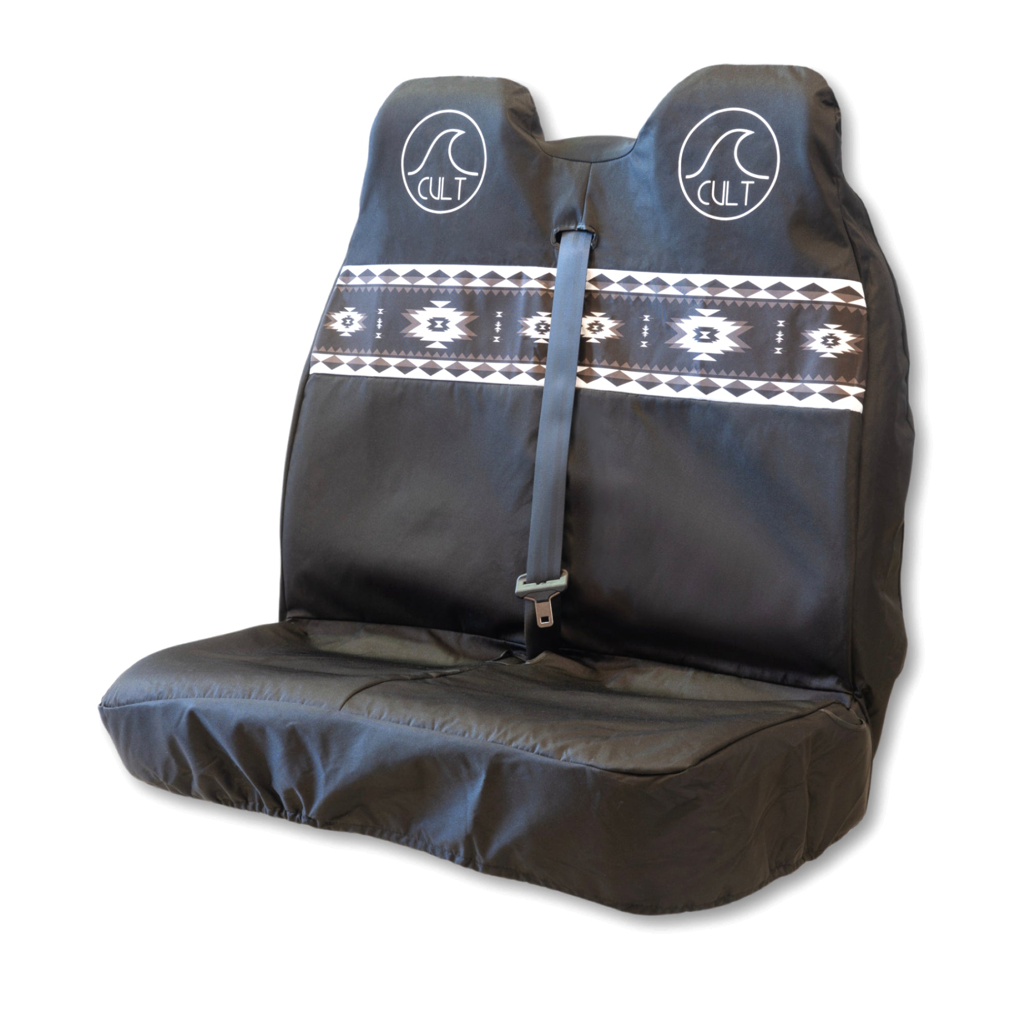 CULT - Housse protection banquette van - Double - Aztec Black