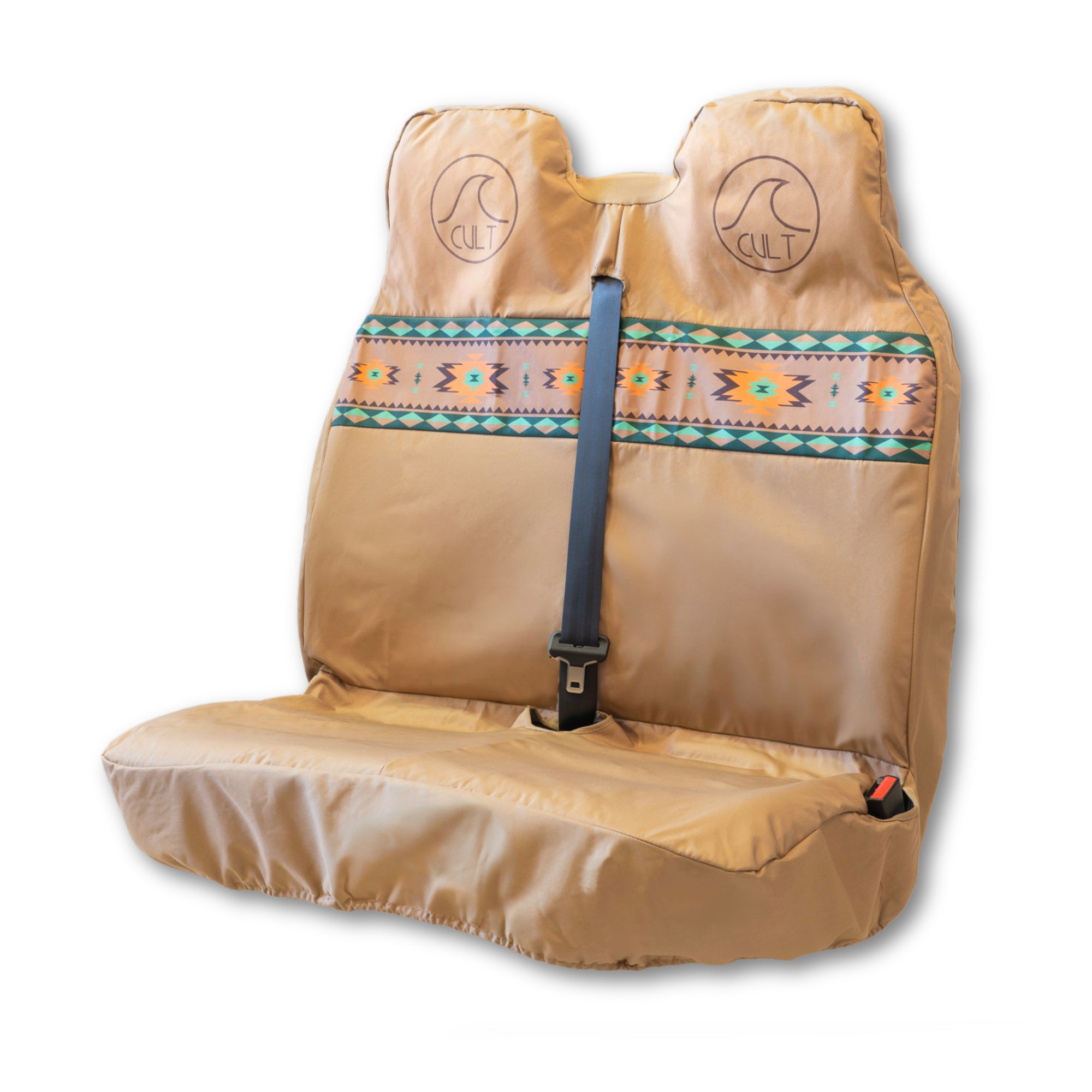 CULT - Van bench seat cover - Double - Aztec Brown