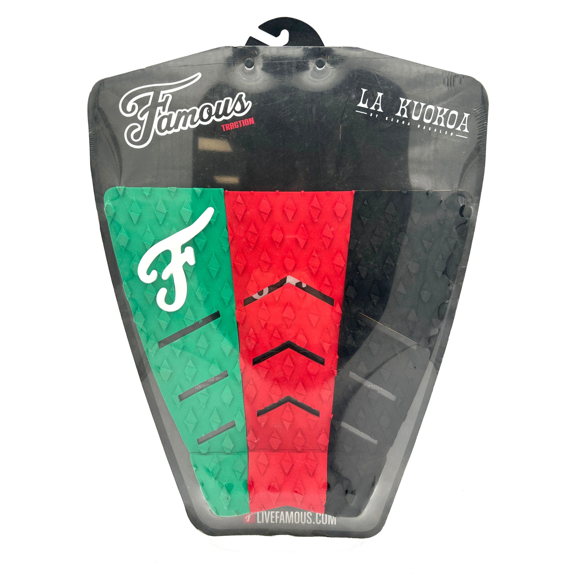 FAMOUS - PAD KUOKOA MODEL - GREEN/RED/BLACK