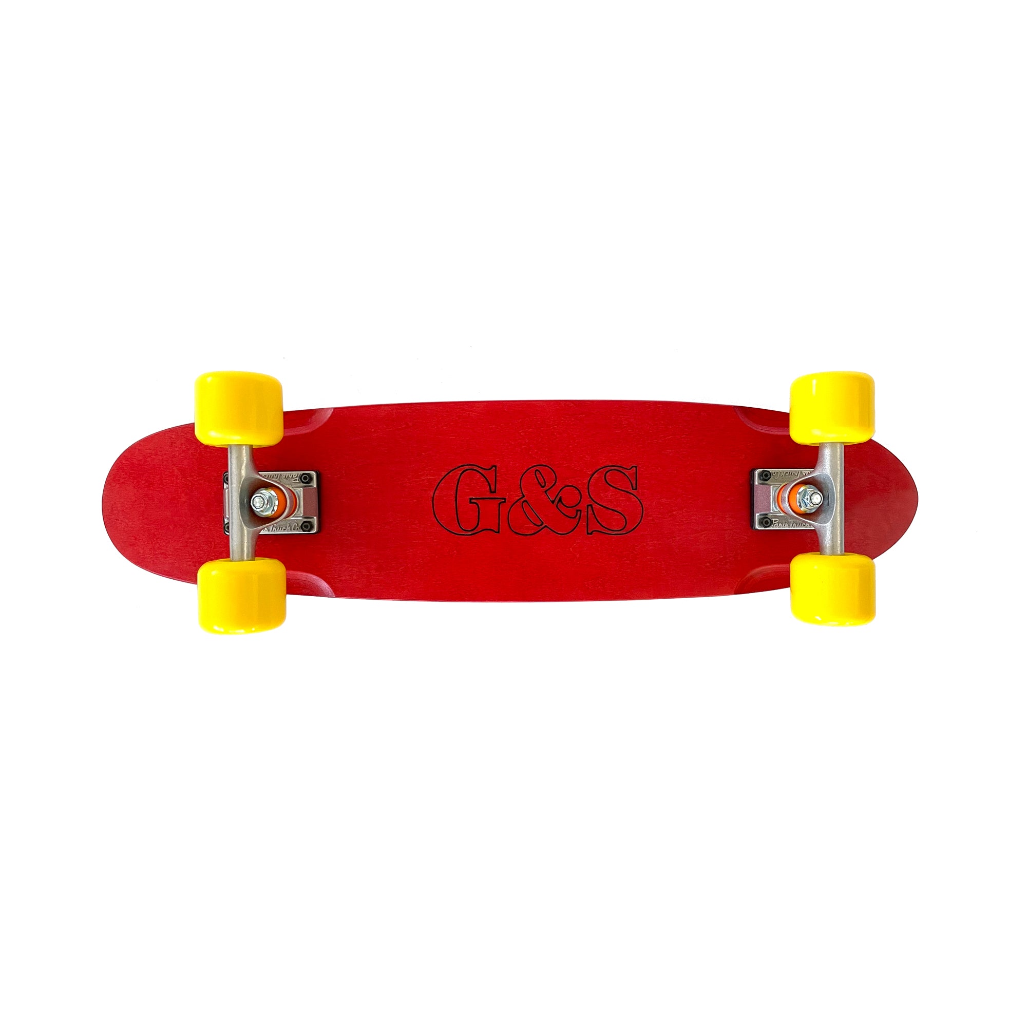 GORDON & SMITH Skateboard - Warp Tail Mini Cruiser - Red