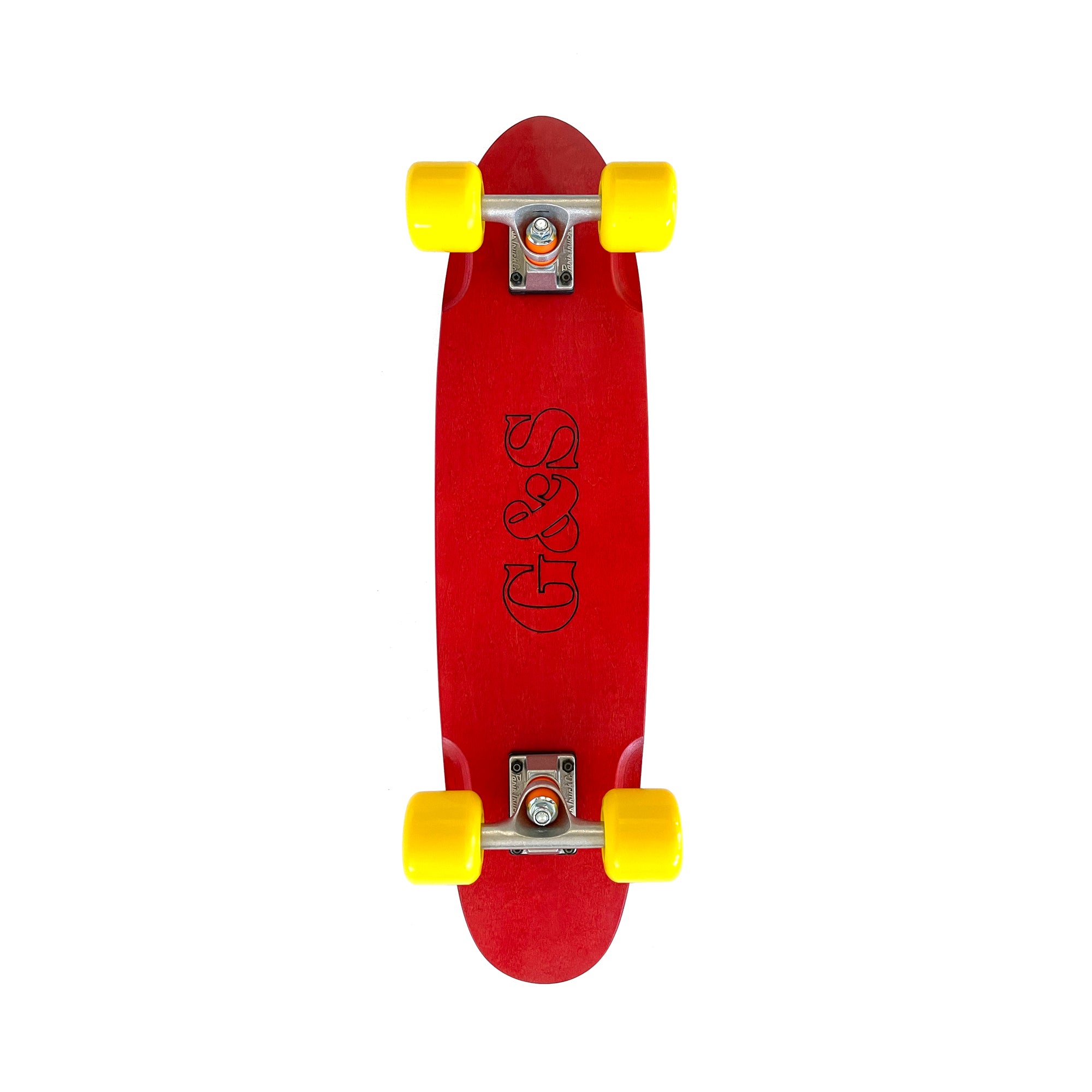 GORDON & SMITH Skateboard - Warp Tail Mini Cruiser - Red