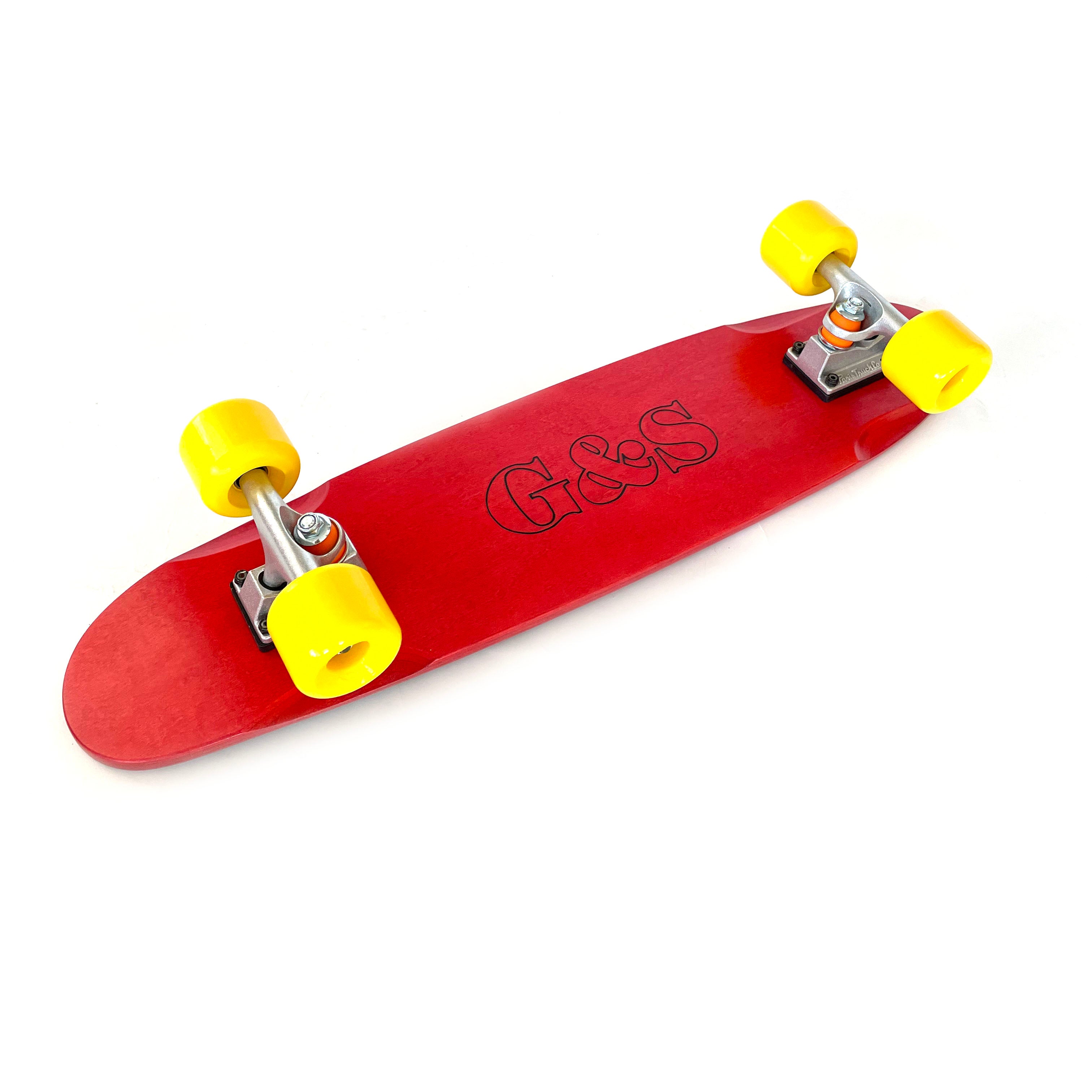 GORDON & SMITH Skateboard - Warp Tail Mini Cruiser - Red