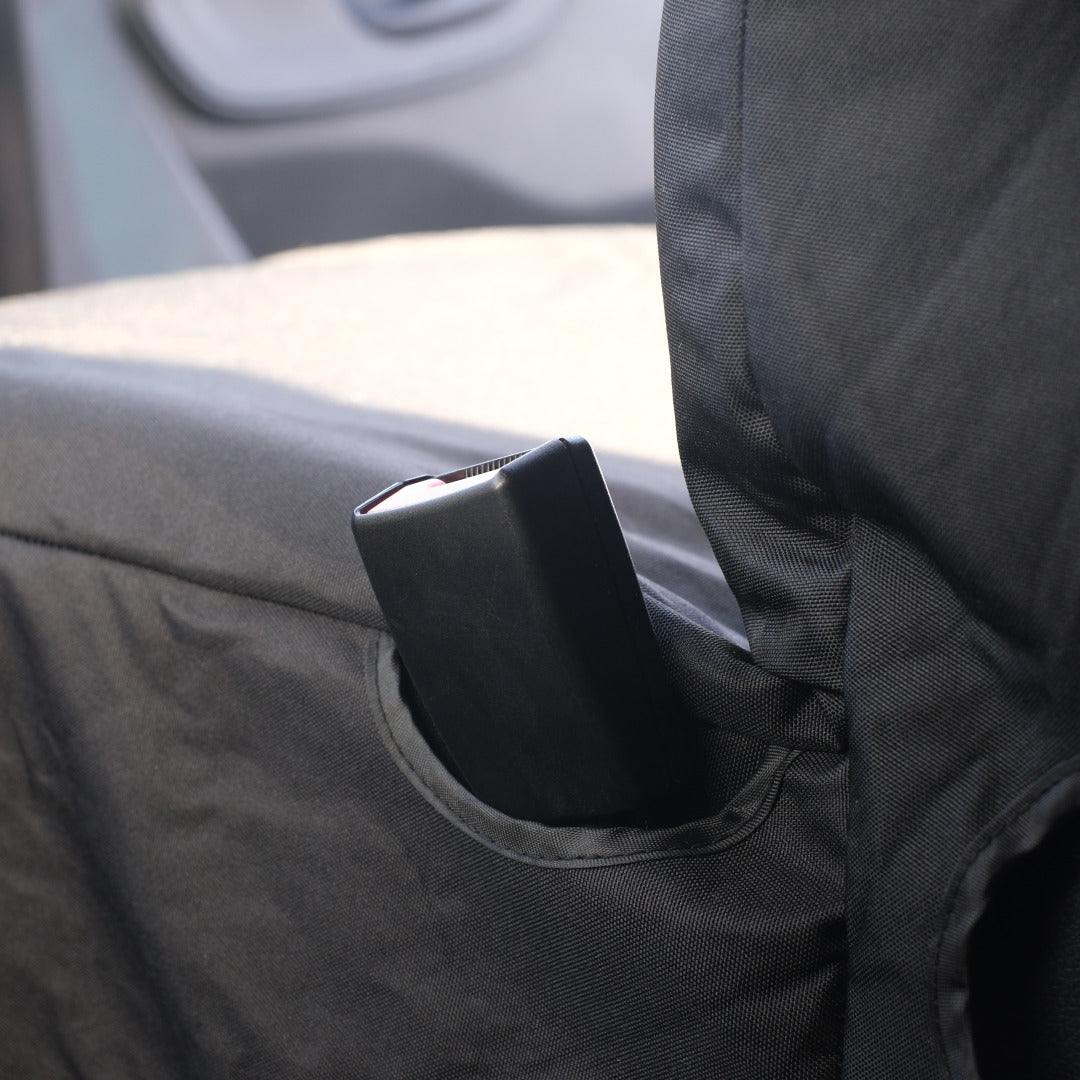 CULT - Funda protectora para asiento de coche / furgoneta - Simple - Negro