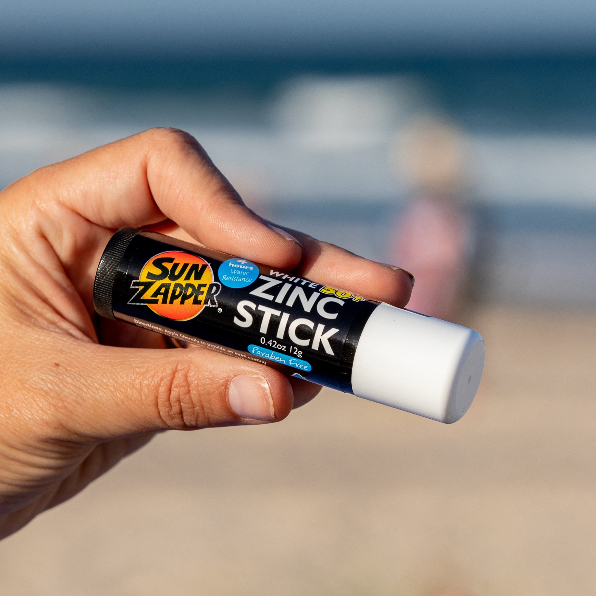 SUN ZAPPER - Zinc Stick - Blanc SPF 50+