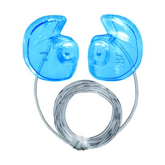DOC'S PRO PLUGS - Tapones para los oídos con correa - Sin ventilación - Azul
