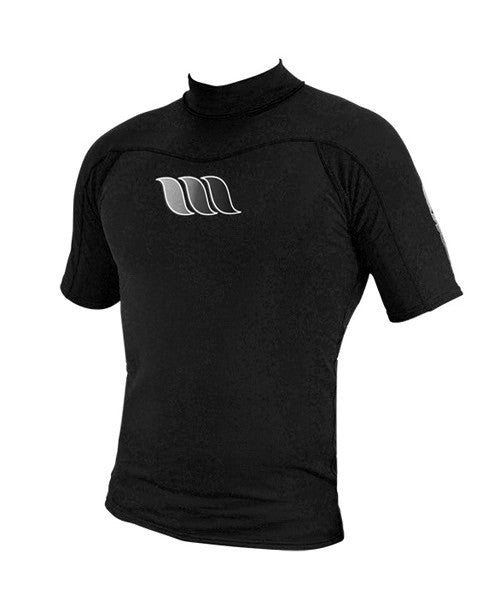 WEST - Lycra short sleeves - UV Flex Rashguard - Black