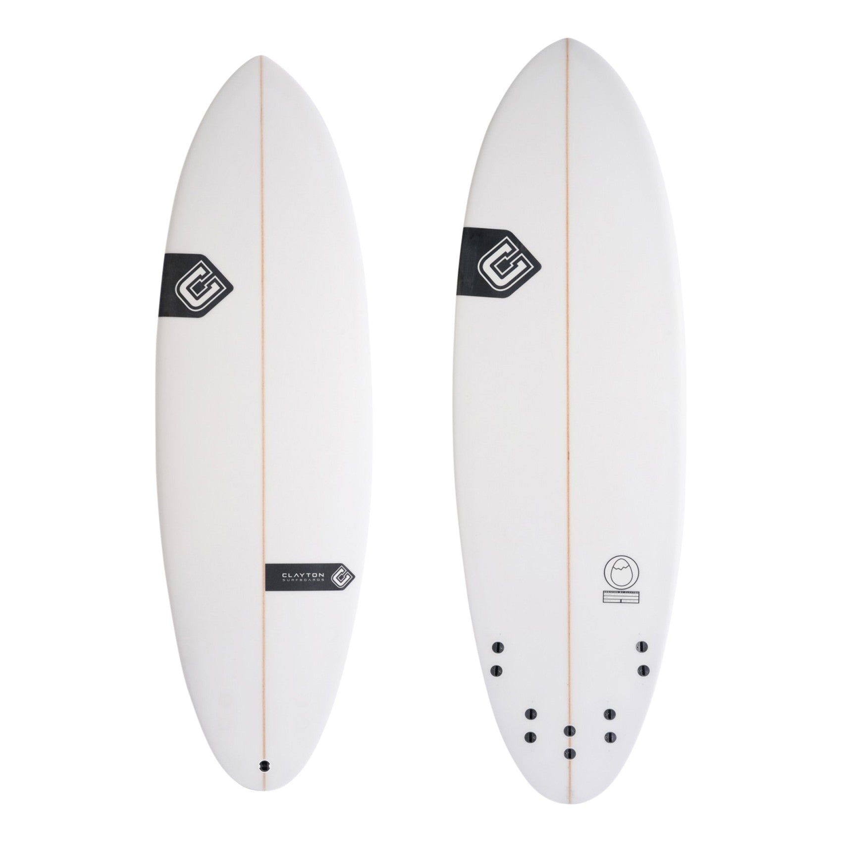 CLAYTON Surfboards - Egg (5 fins FCS) - PU