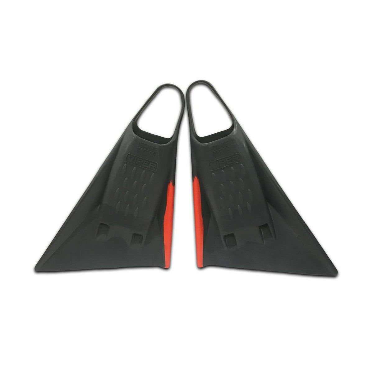 MS VIPER Delta 2.0 - Bodyboard Fins - Gray / Red