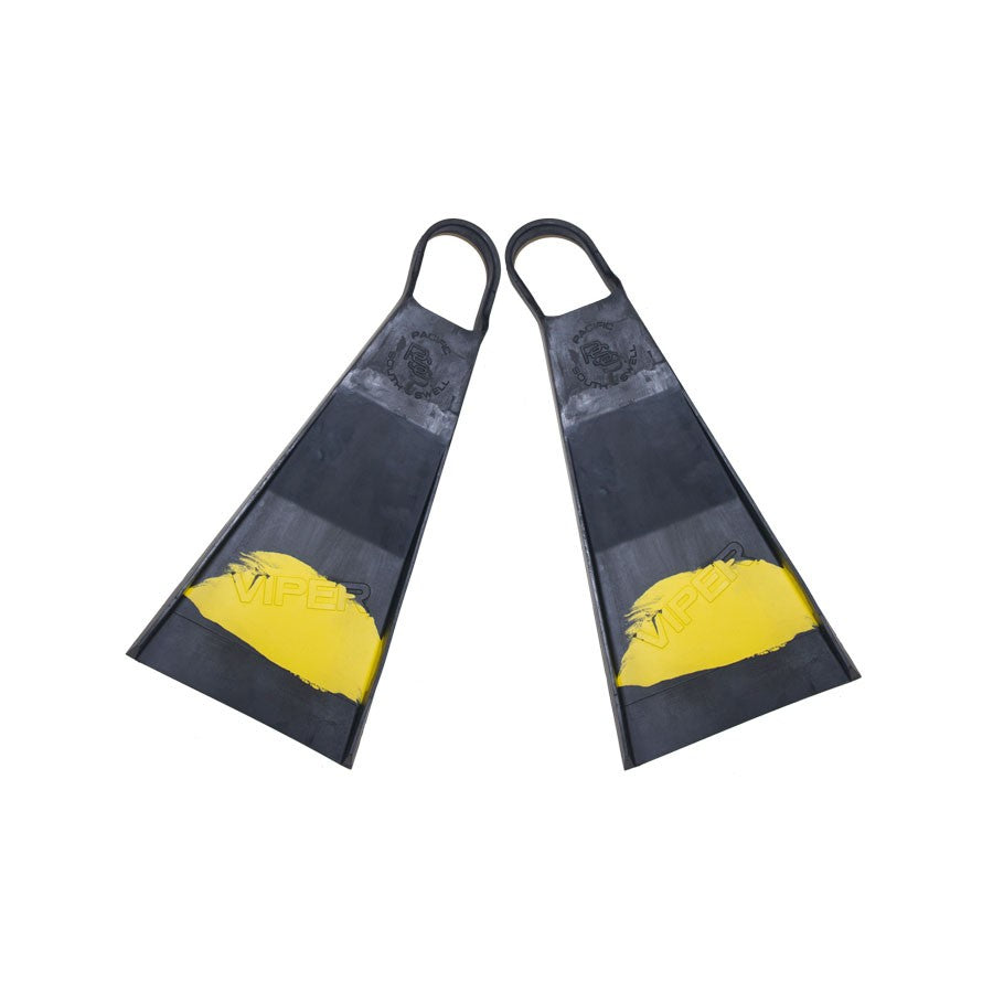 VIPER FINS V7 - V7 bodysurf fins - Black / Yellow