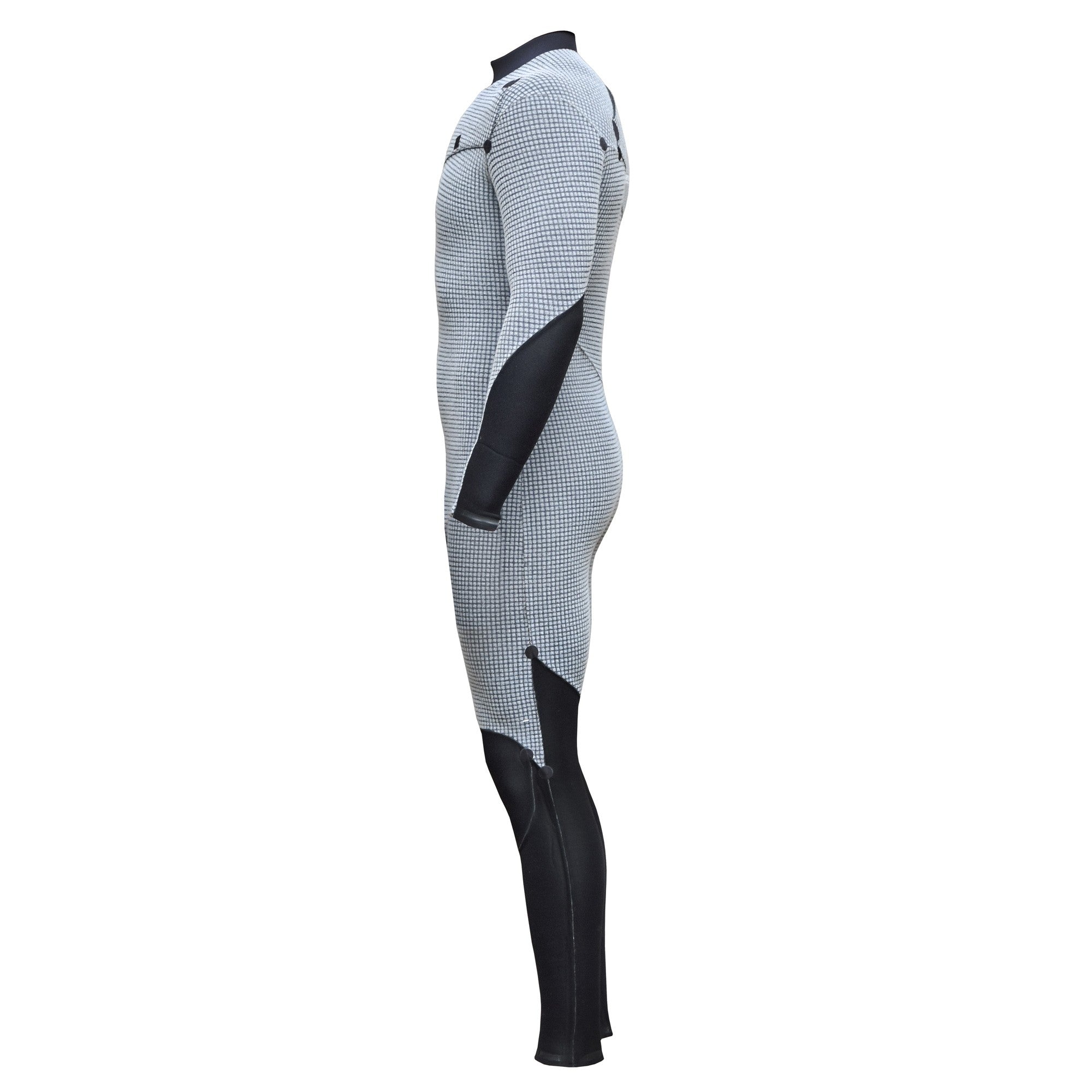 GYROLL Wetsuit - 4/3mm Shield Zipperless - Silver