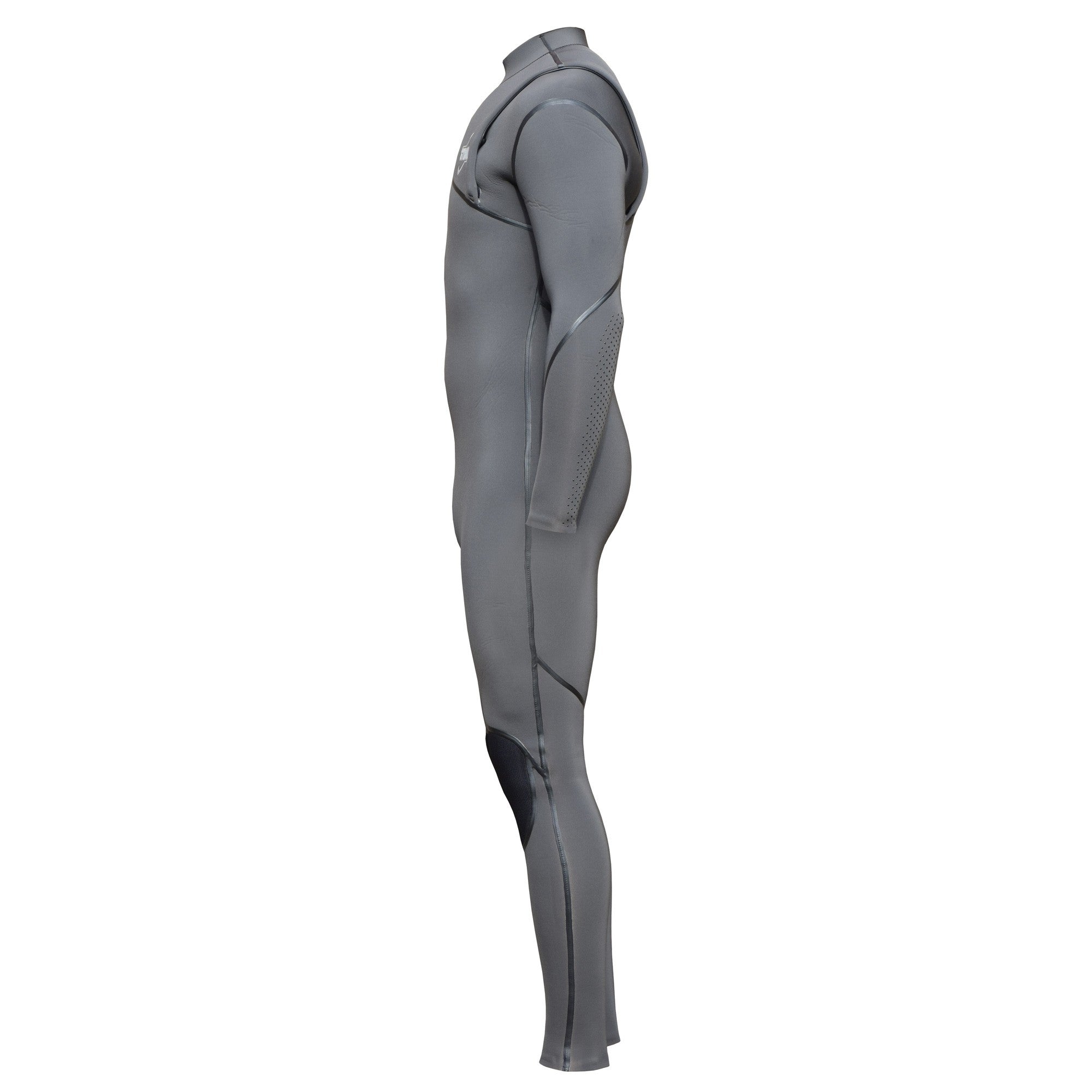 GYROLL Wetsuit - 4/3mm Shield Zipperless - Silver