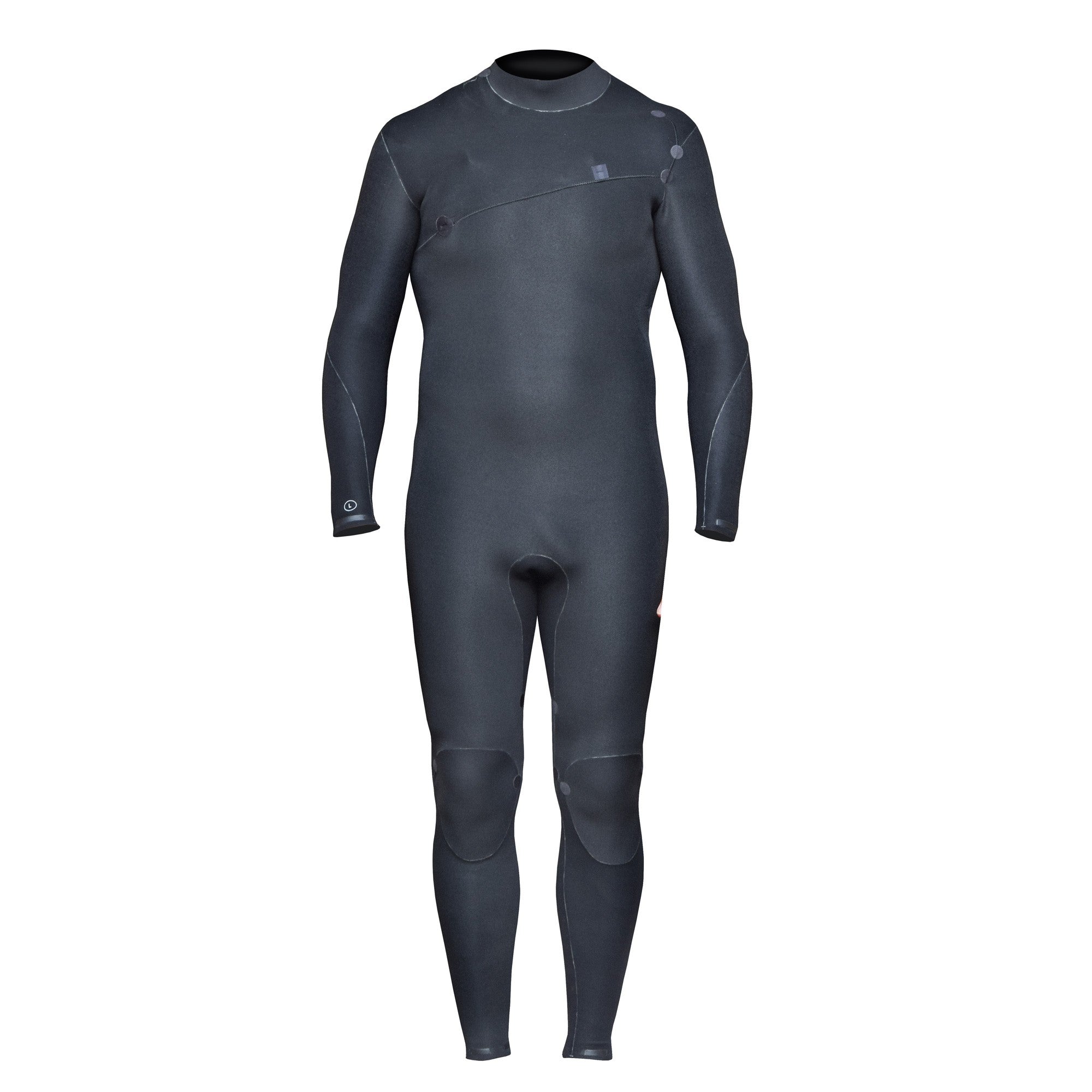 GYROLL Wetsuit - 3/2mm Primus Zipperless - Graphite / Red