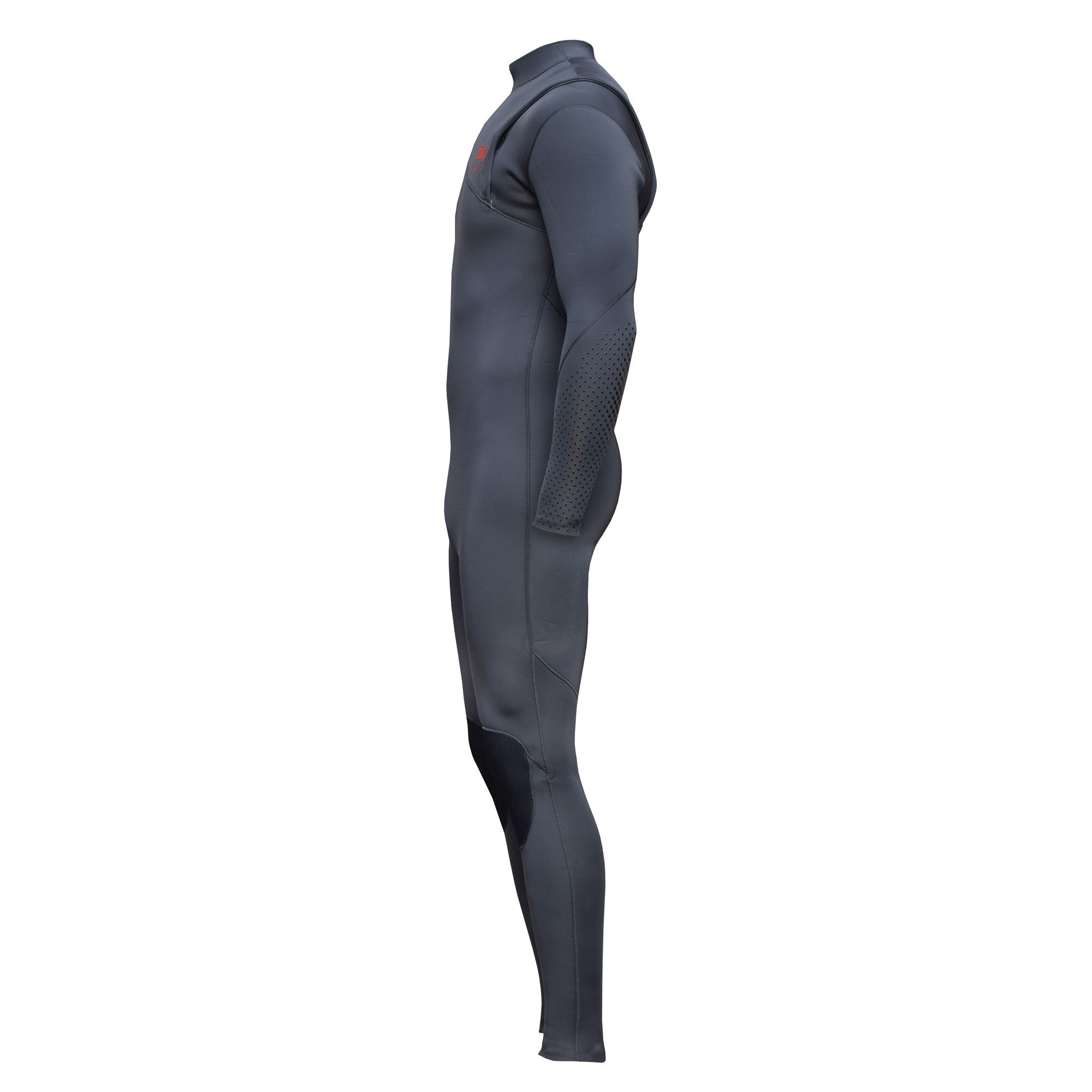 GYROLL Wetsuit - 3/2mm Primus Zipperless - Graphite / Red