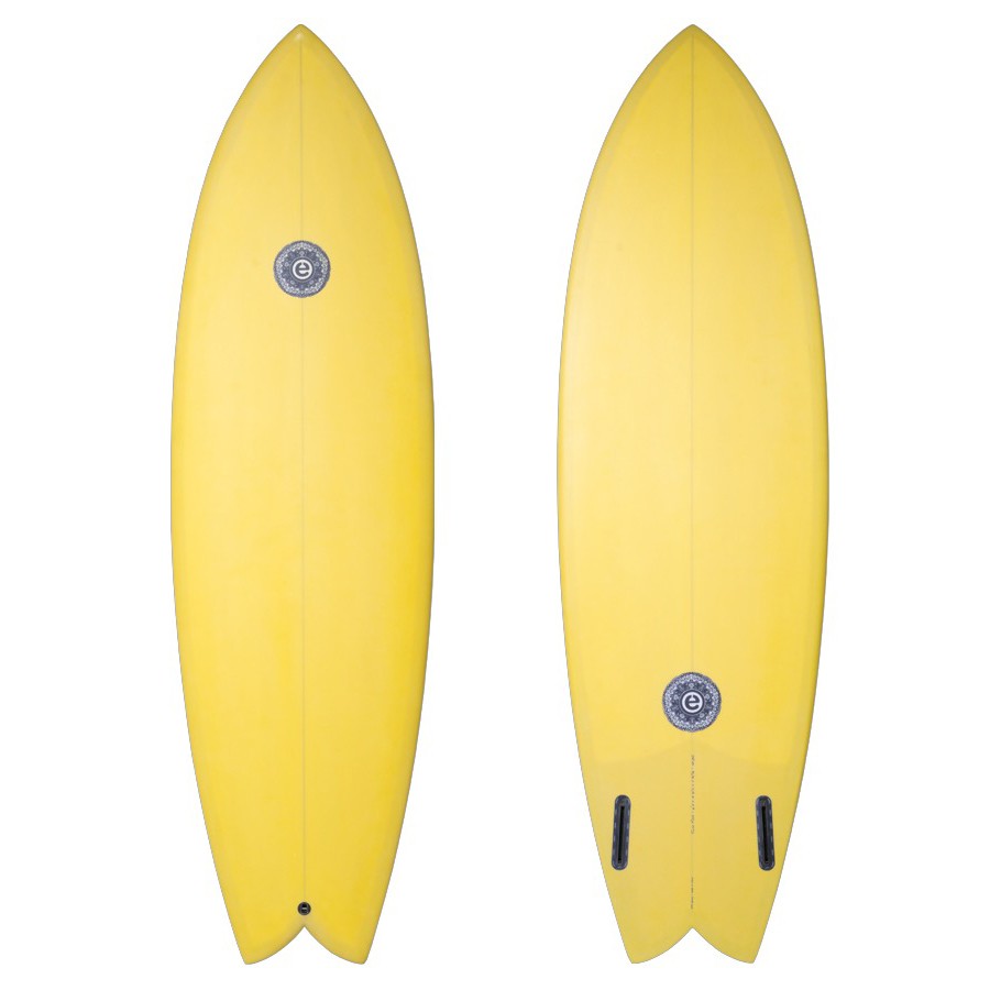 ELEMNT SURF - Twin Fish Epoxy - 5'10 Mostaza (Futuro)