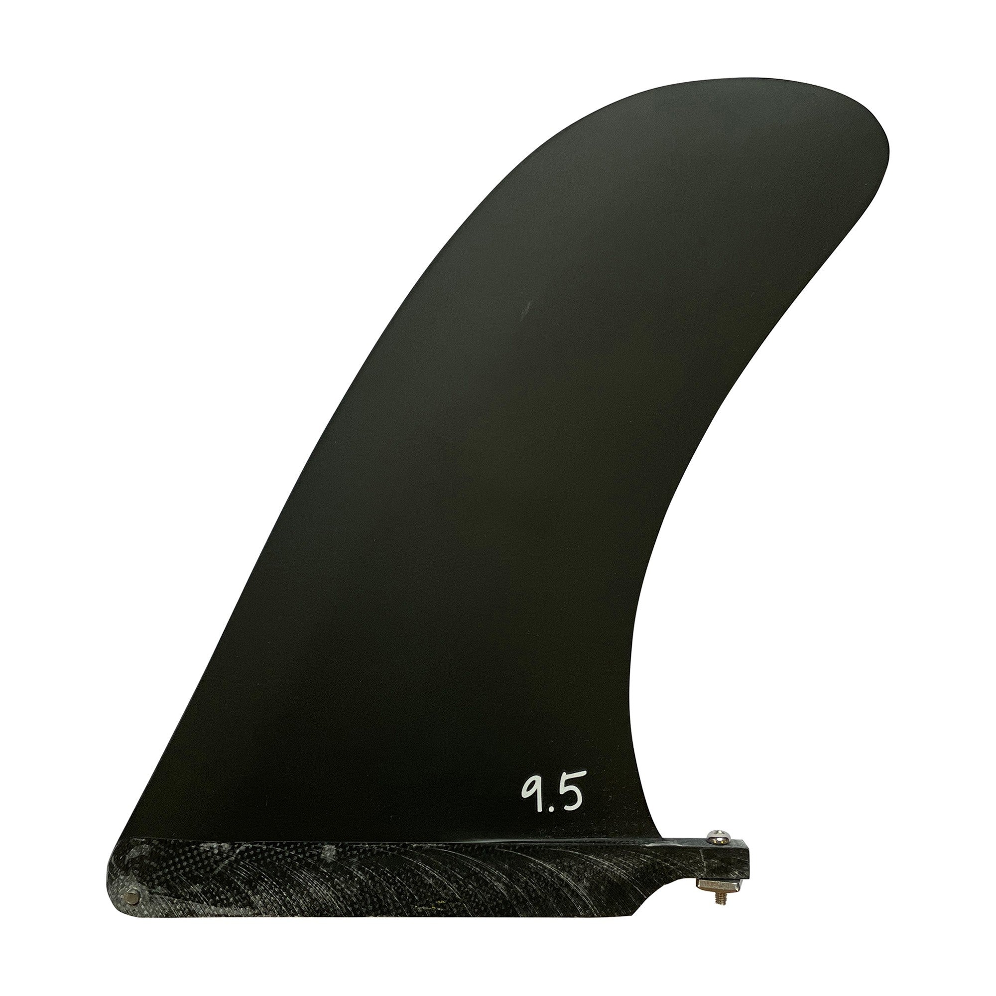 SISTEMA DE SURF - Aleta única de fibra de vidrio con pivote 9.5 (caja de EE. UU.) - Negro