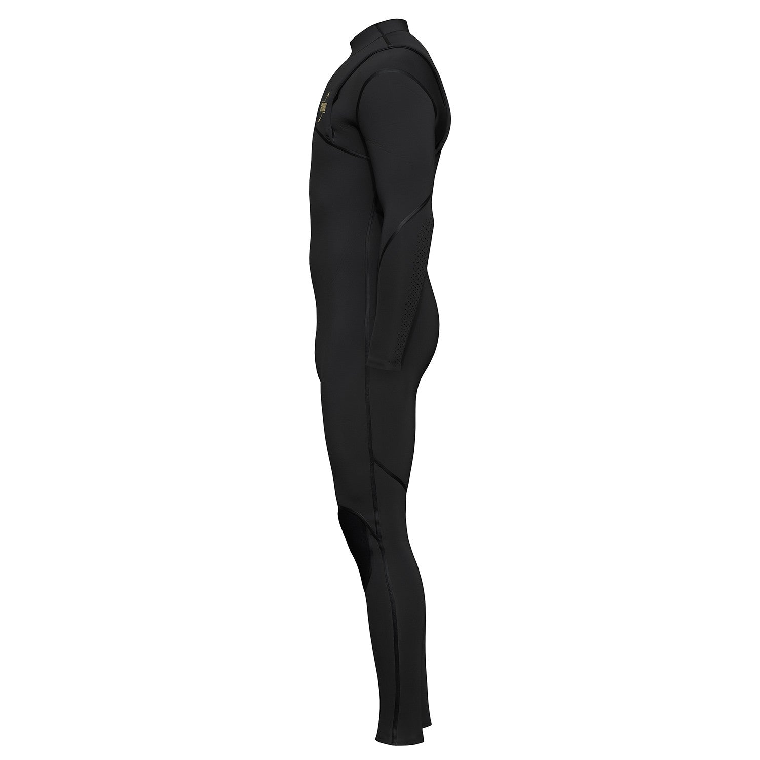 GYROLL Wetsuit - 4/3mm Shield Zipperless - Black / Gold