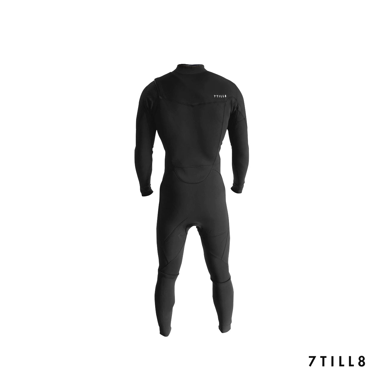 7TILL8 - Wetsuit 3/2mm - Front Zip - Fullsuit - Black