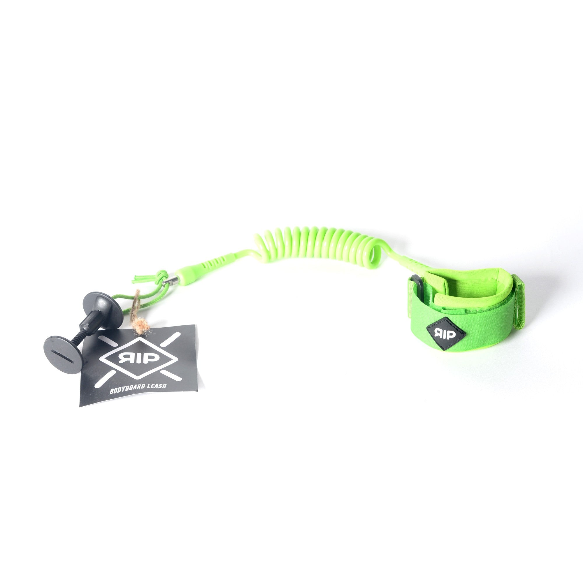 RIP - Pro Series Bodyboard Wrist Leash - Neon Green