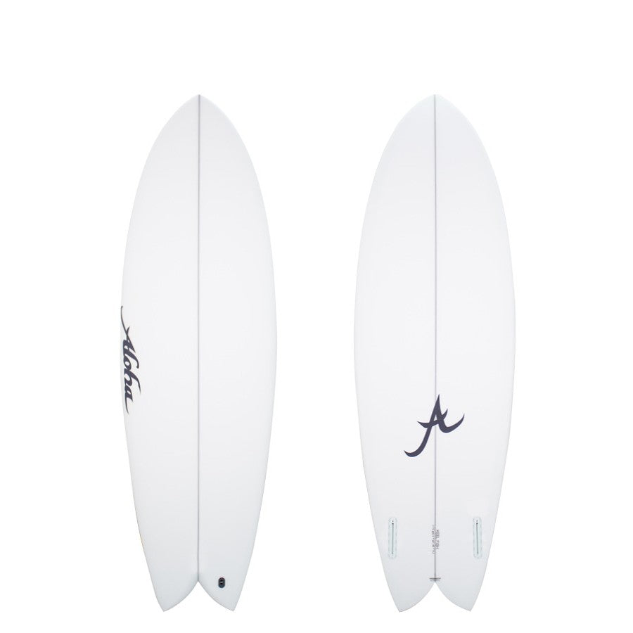 Tablas de surf Aloha - Keel Twin PU Clear - 5'8 - Futuros