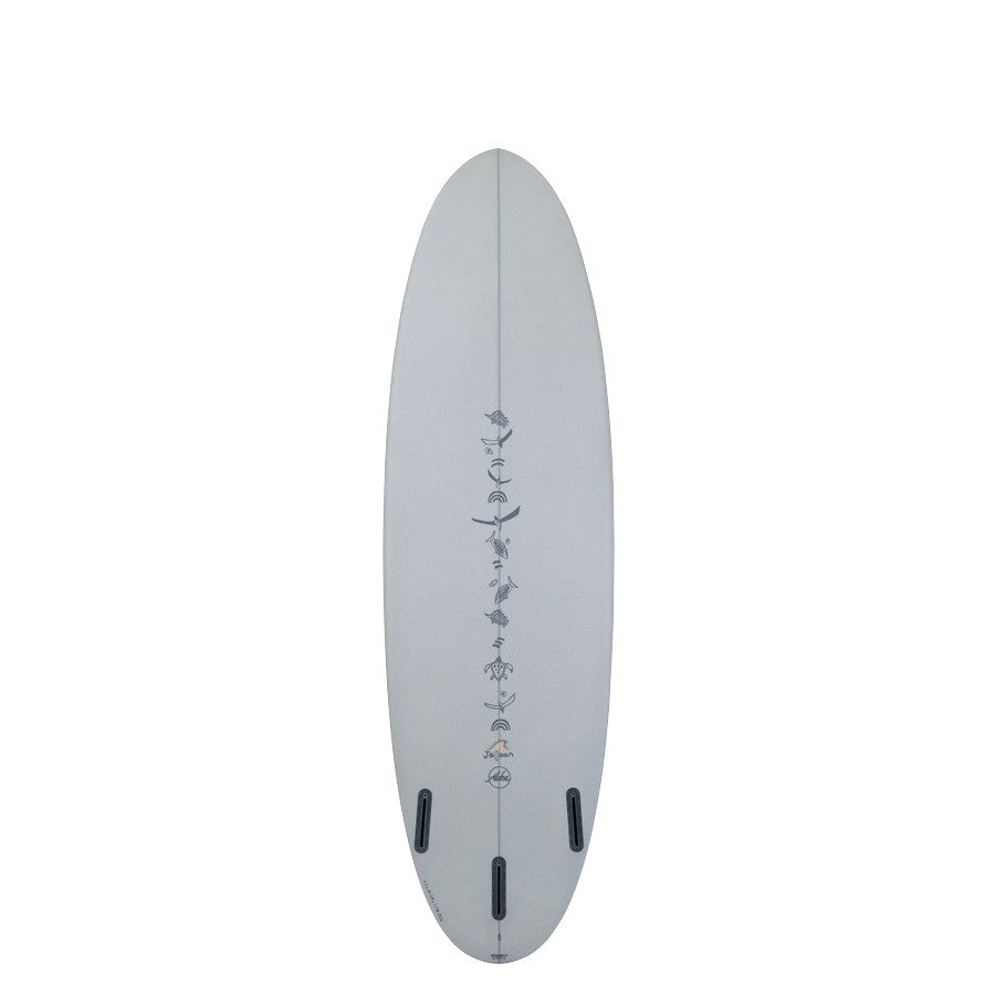ALOHA Surfboards x Jalaan Peanut 6'2 (PU) Ash Grey - Futuros