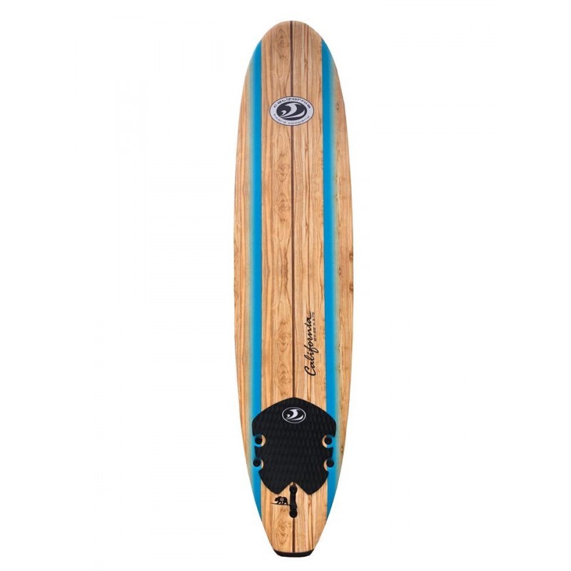 CBC - Foam surfboard - 9'0 - Woodeck - Navyblue