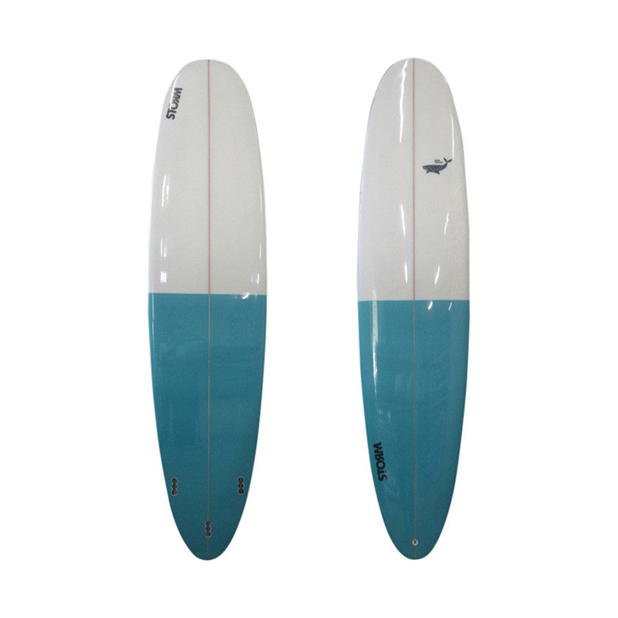 Tabla de surf STORM - Longboard - 8'0 - Blue Whale - Cola redonda