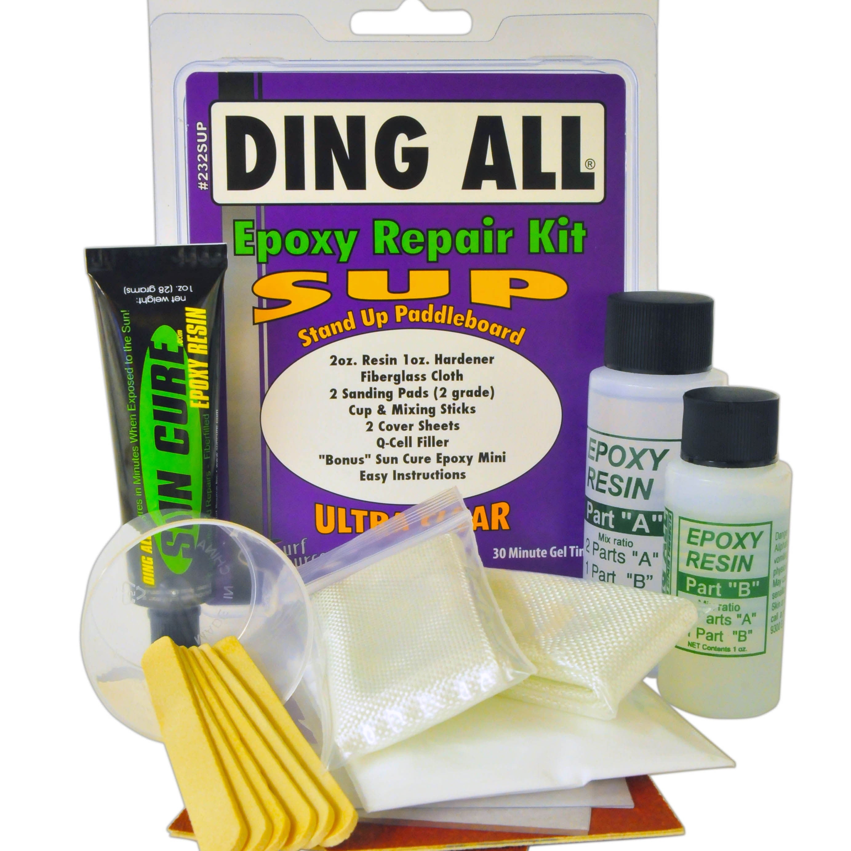 DING ALL - Kit de reparación epoxi (60 ml)