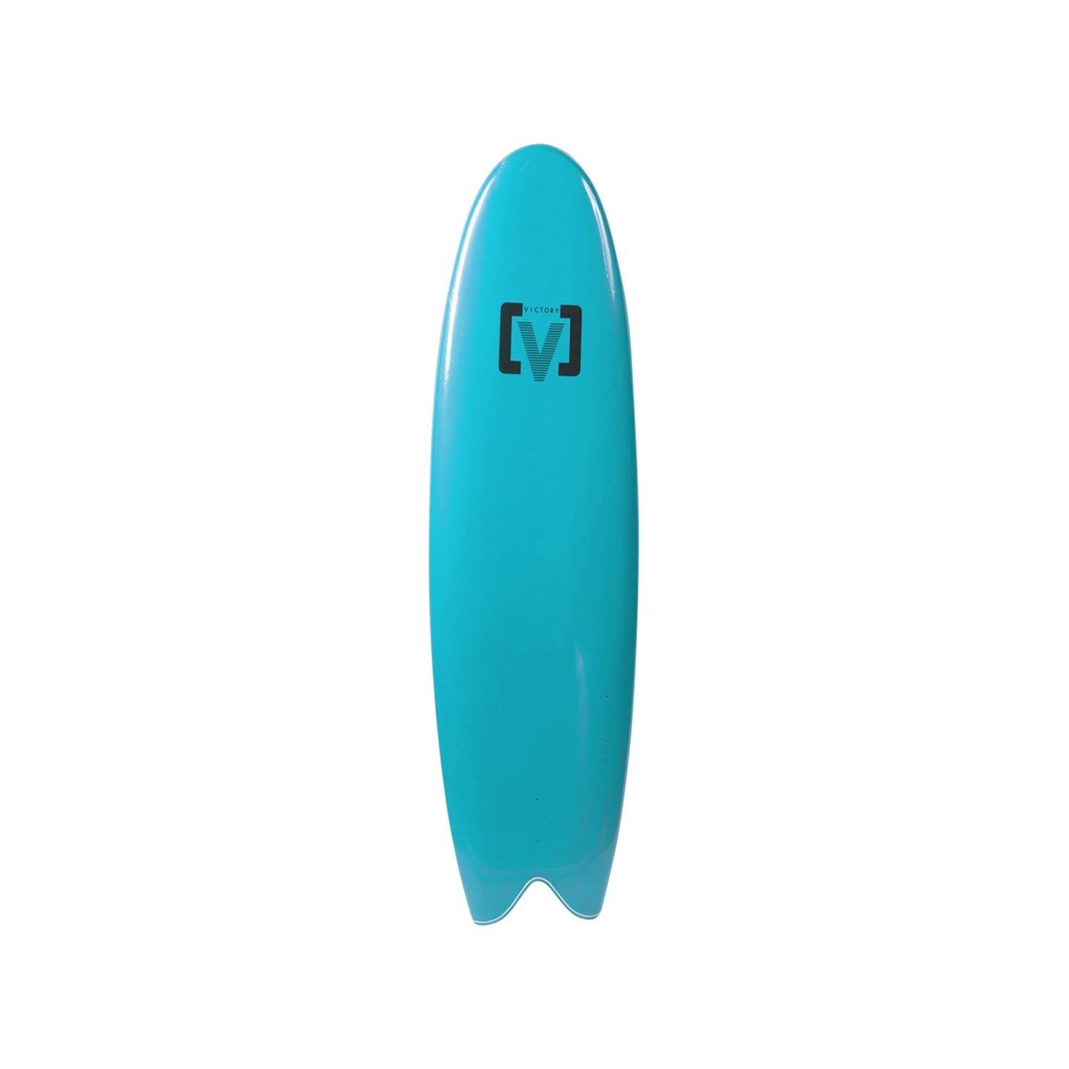 VICTORY - EPS Softboard - Tabla de surf de espuma - Fish 6'6 - Azul cielo