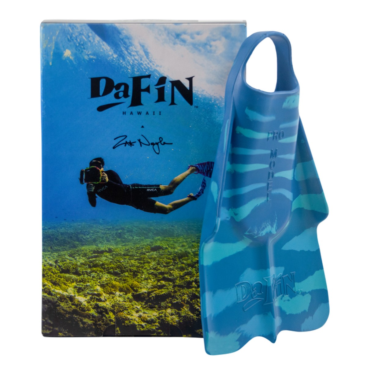 DA FIN - Bodyboard and bodysurf fins - Zak Noyle - Ocean Blue 