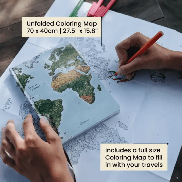 MAPAS IMPRESIONANTES - Diario de Viaje "Mapa Verde"