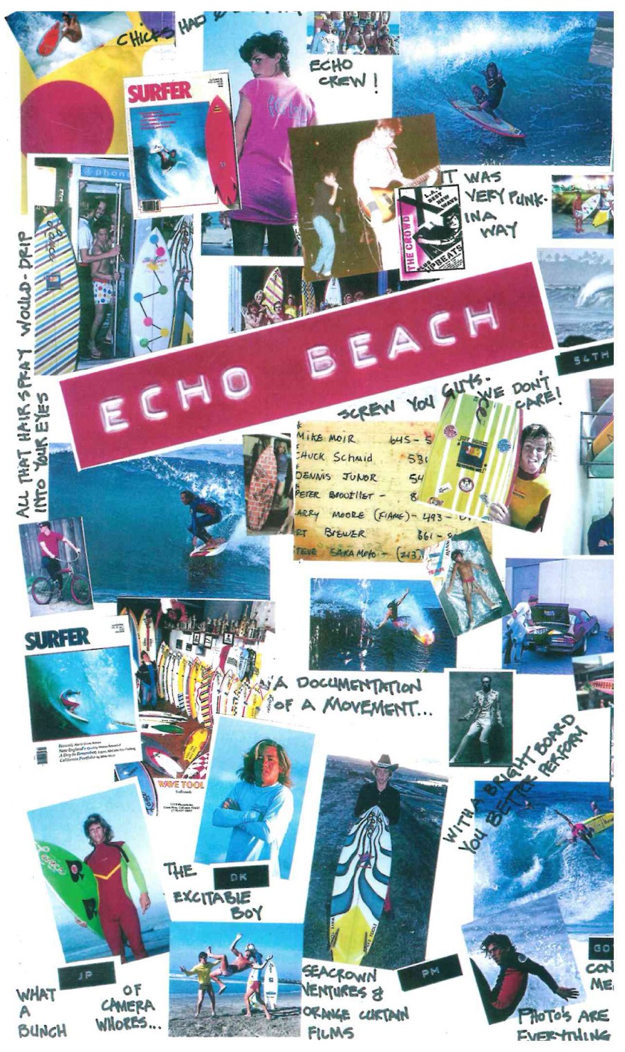 Dvd Echo Beach - Una documentación de un movimiento - por Jeff Parker
