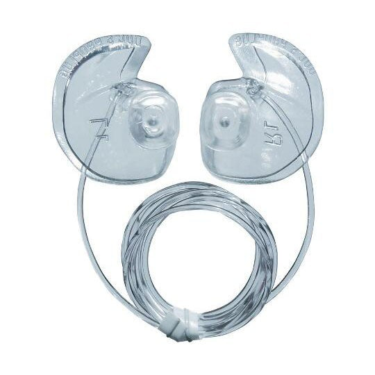 DOC'S PRO PLUGS - Tapones para los oídos con correa - Ventilados - Transparente