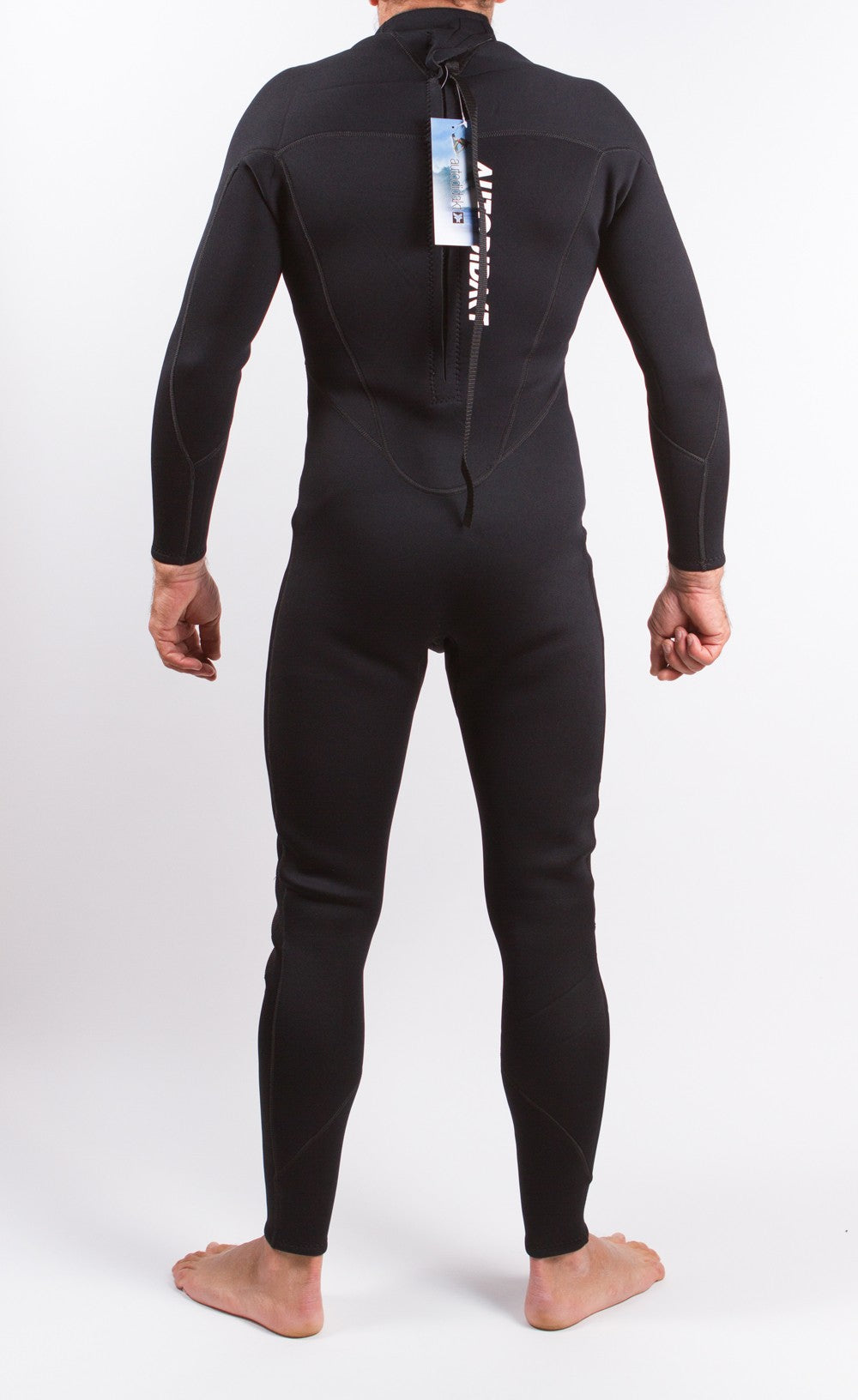 AUTODIDAKT - Junior 3/2mm back zip full surf wetsuit - Black