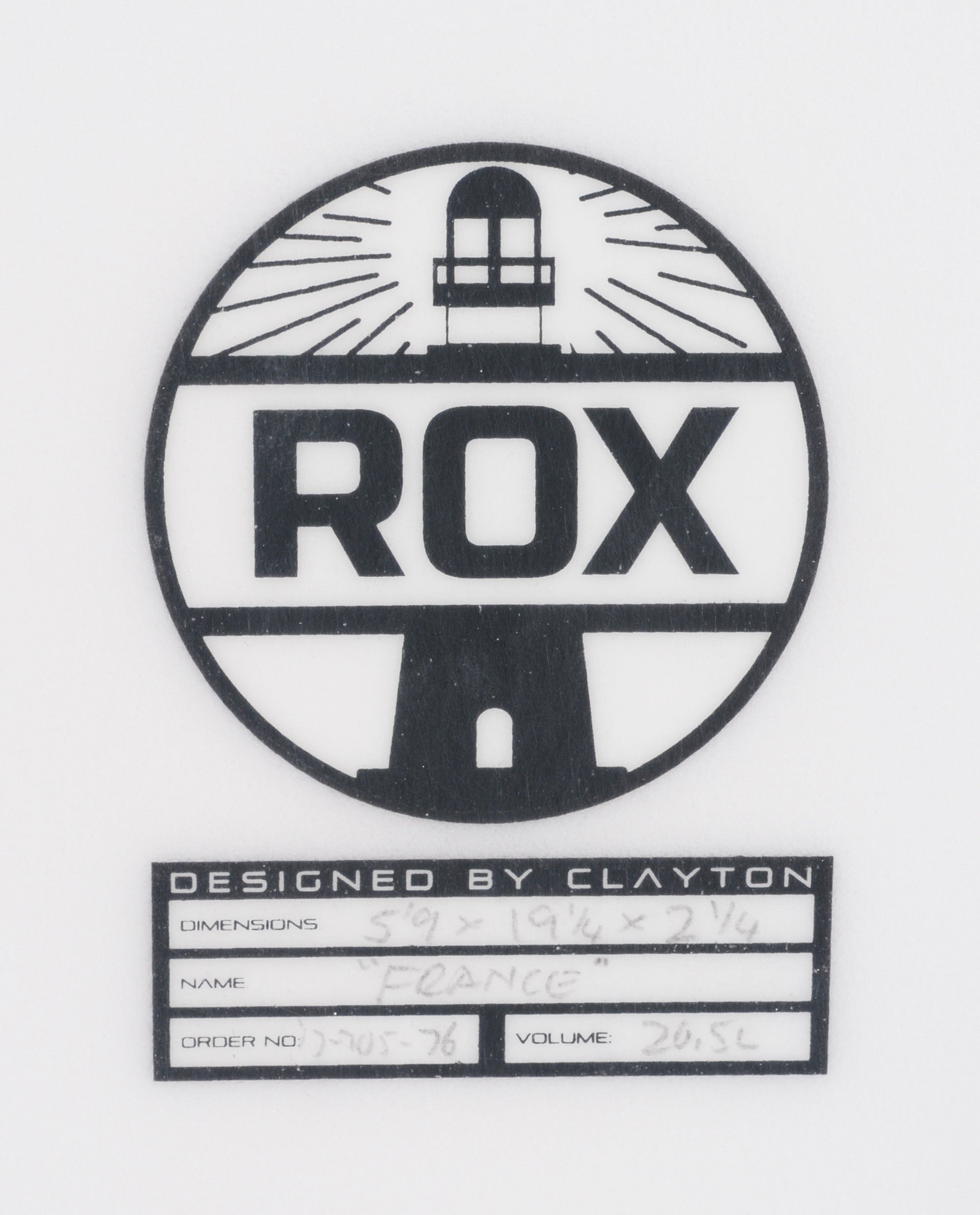 Tablas de surf CLAYTON - The Rox (PU)